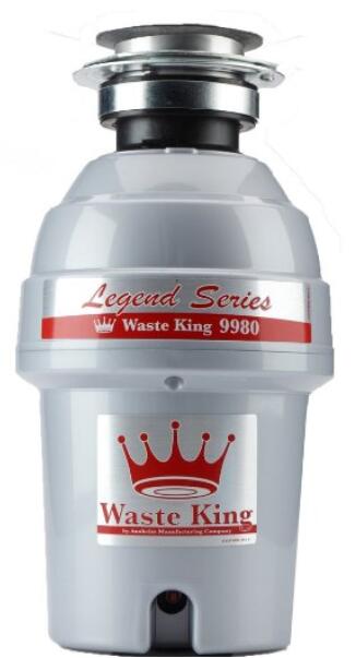 Waste King 9980 Legend Series 1 HP Continuous Feed Operation Garbage Disposer