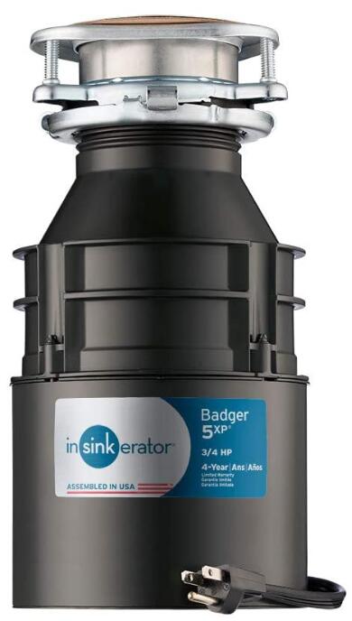 insinkerator badger 5xp garbage disposal
