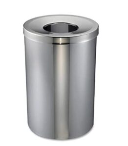 30 gallon stainless steel garbage can with open top