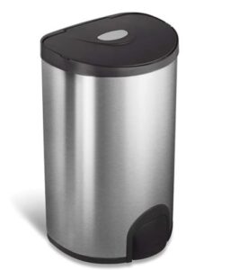 automatic garbage can with five gallon capacity