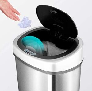 ninestars garbage can with motion sensor