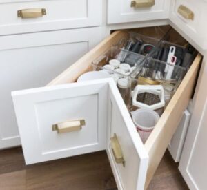 make your cabinet suitable for your trash can