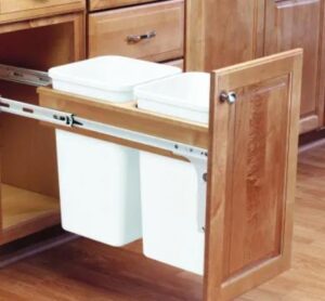how to hide kitchen trash can